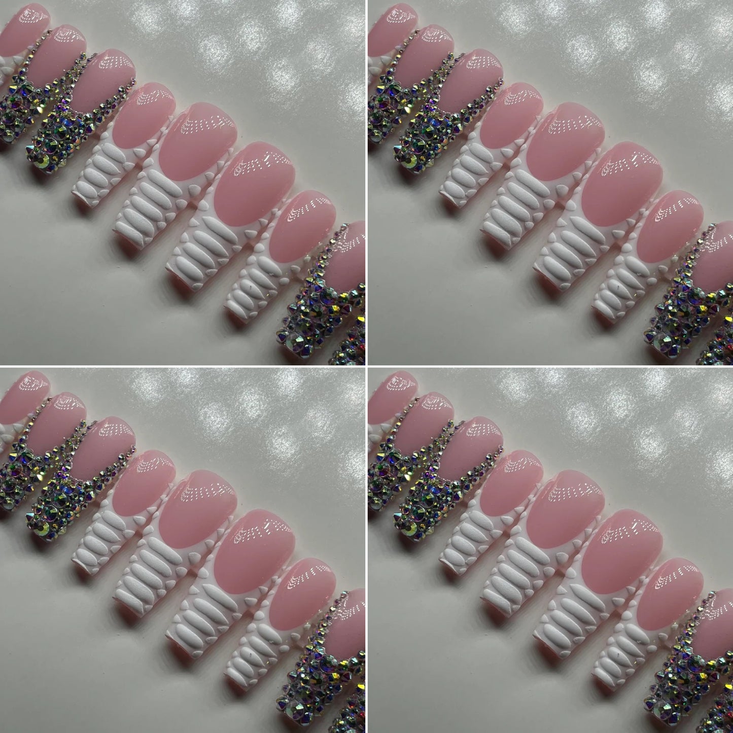 “L” French Wholesale Press On Nails