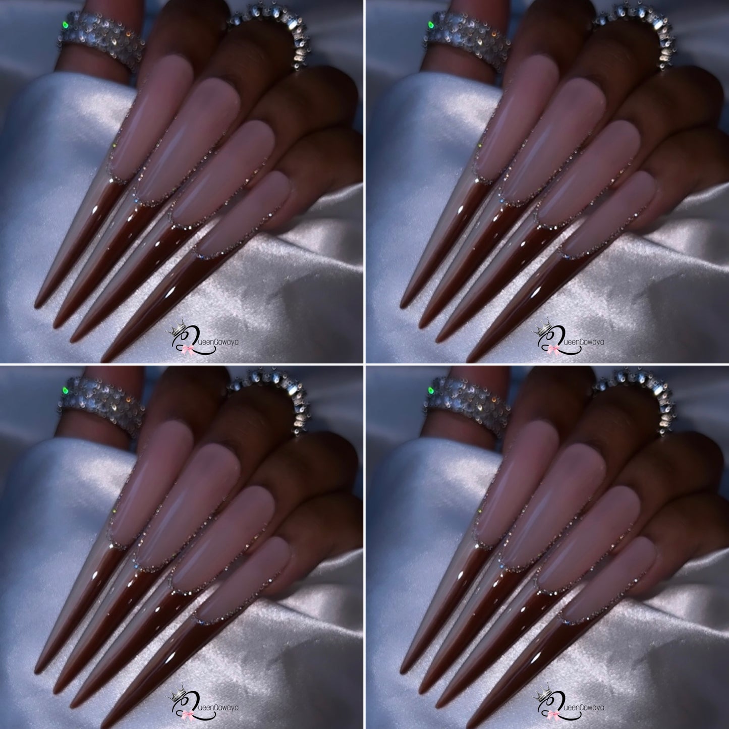 “3XL” Espresso Wholesale Press On Nails