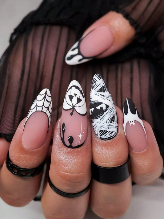 Custom Blk white Halloween