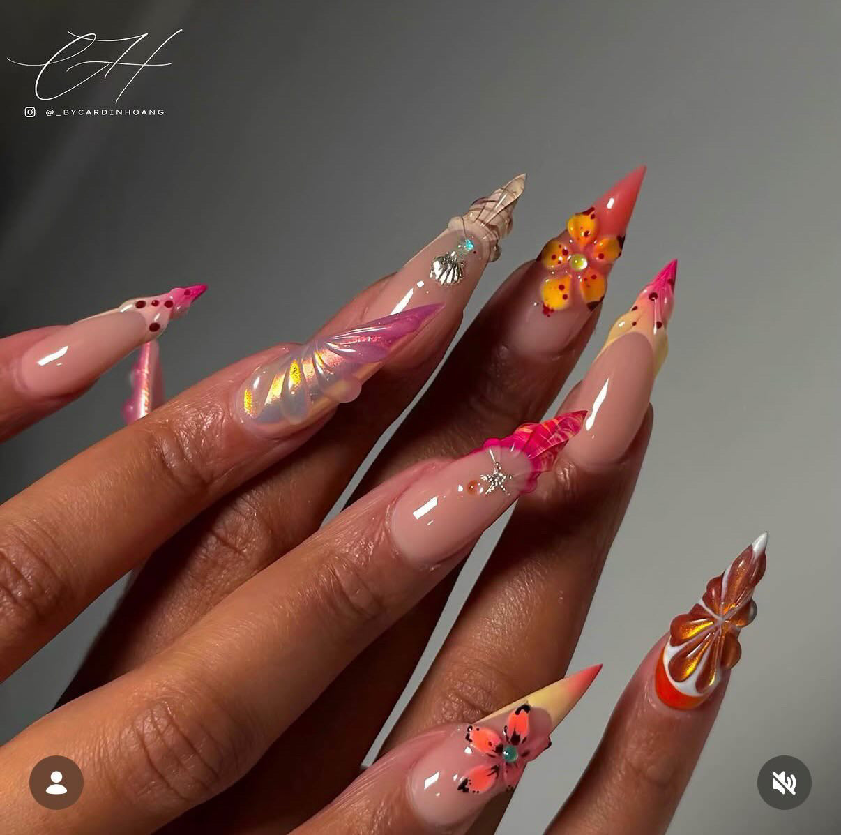 Custom/ Floral Unicorn