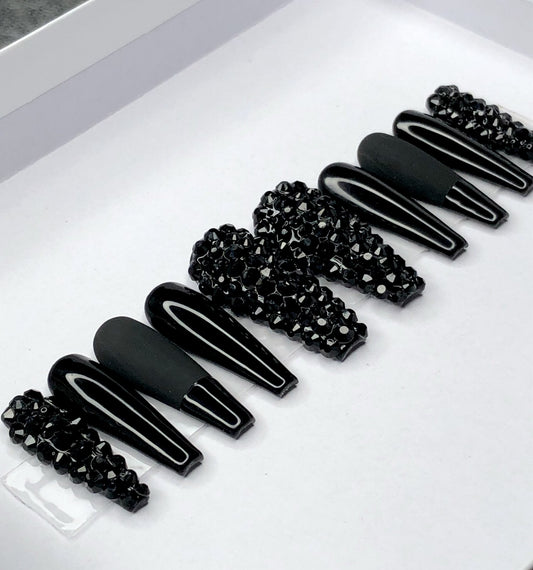 Crystal Black Red Bottoms